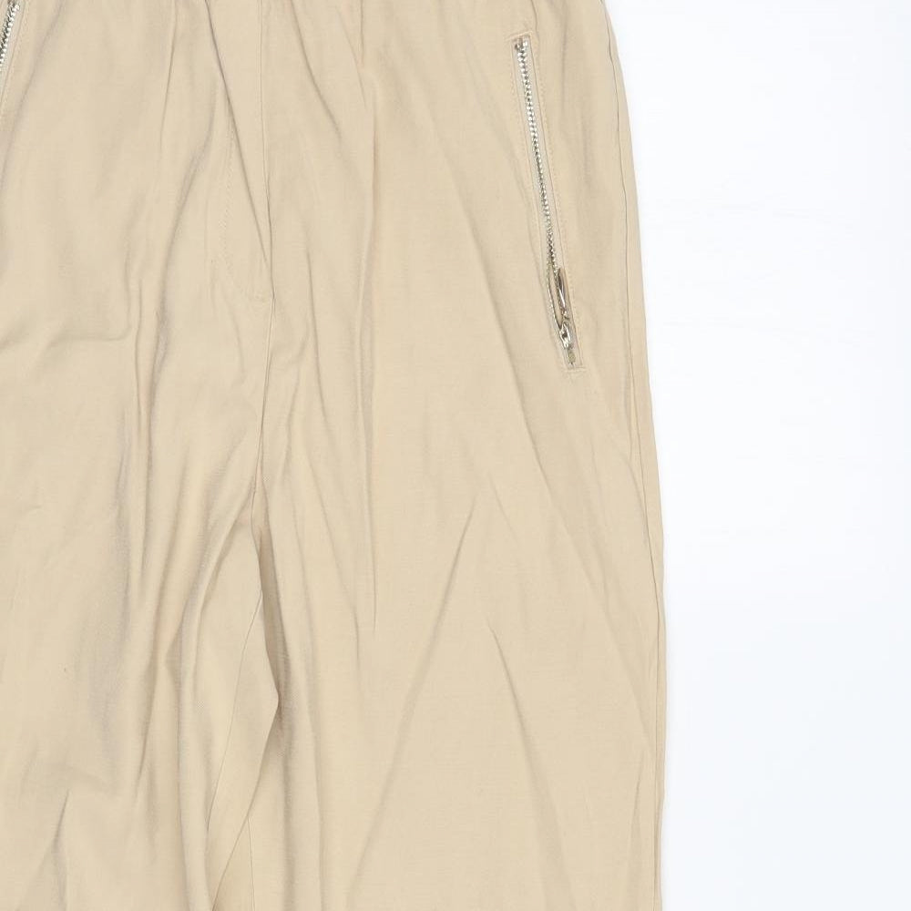 F&F Womens Beige   Trousers  Size 12 L27 in