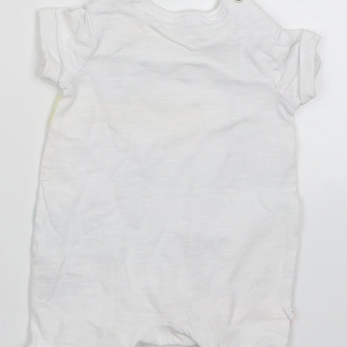 Mothercare Baby White   Romper One-Piece Size Newborn  - Animals