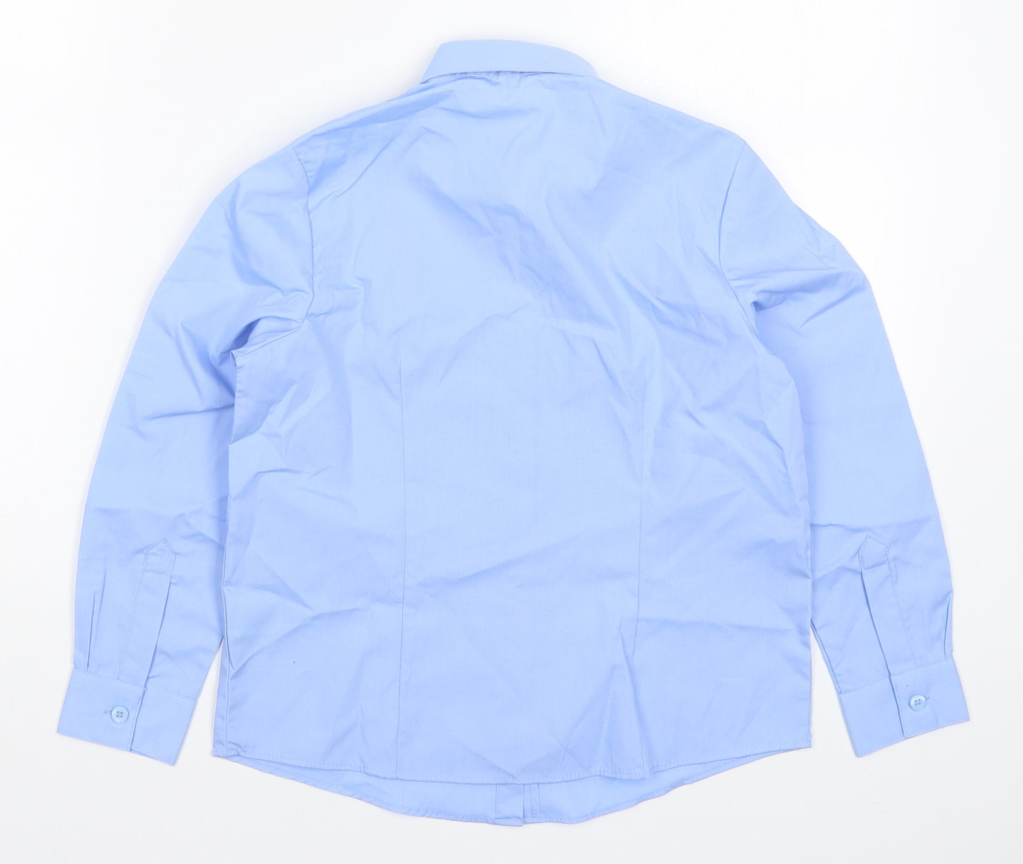 George Boys Blue   Basic Button-Up Size 7-8 Years