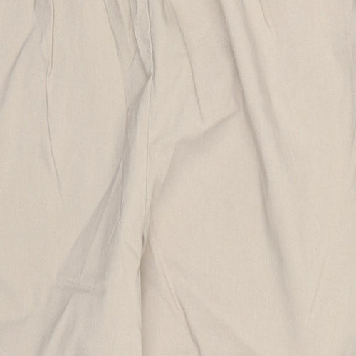 Julipa Womens Beige   Cropped Trousers Size 14 L20 in