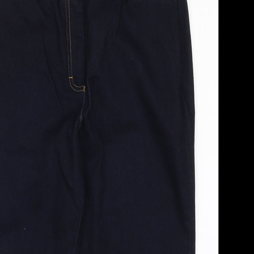 Magisculpt Womens Blue  Denim Cropped Jeans Size 14