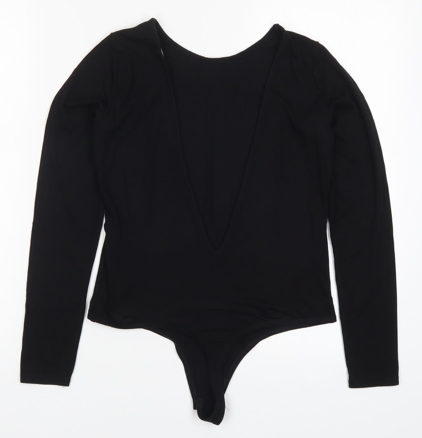 ASOS Womens Black   Bodysuit One-Piece Size 10