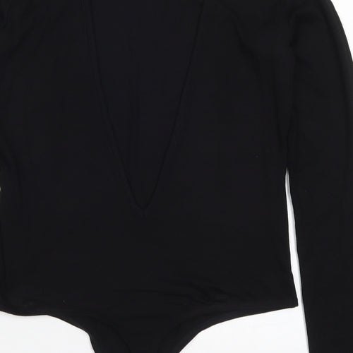 ASOS Womens Black   Bodysuit One-Piece Size 10
