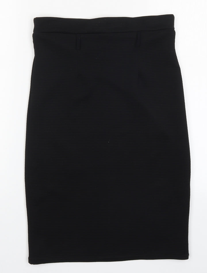 Ribbon Womens Black Straight & Pencil Skirt Size 10