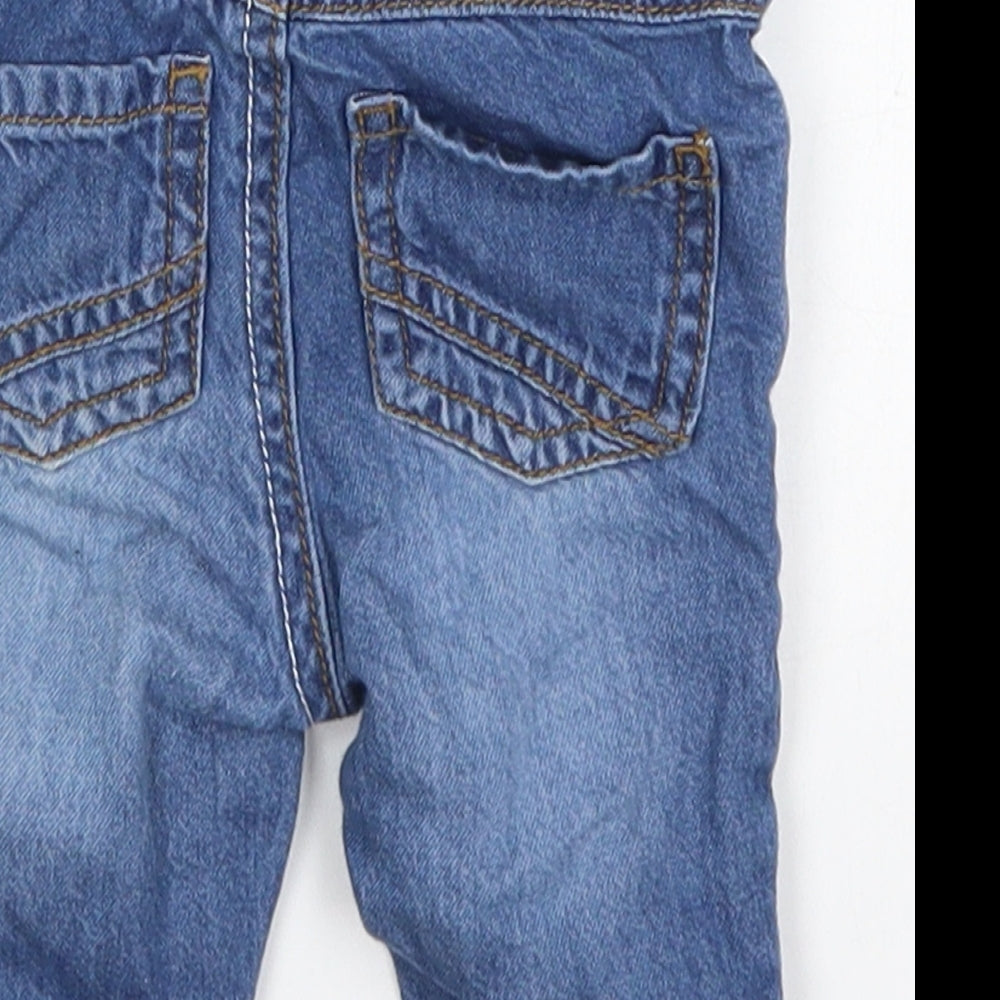 Nutmeg Boys Blue  Denim Capri Jeans Size 0-3 Months