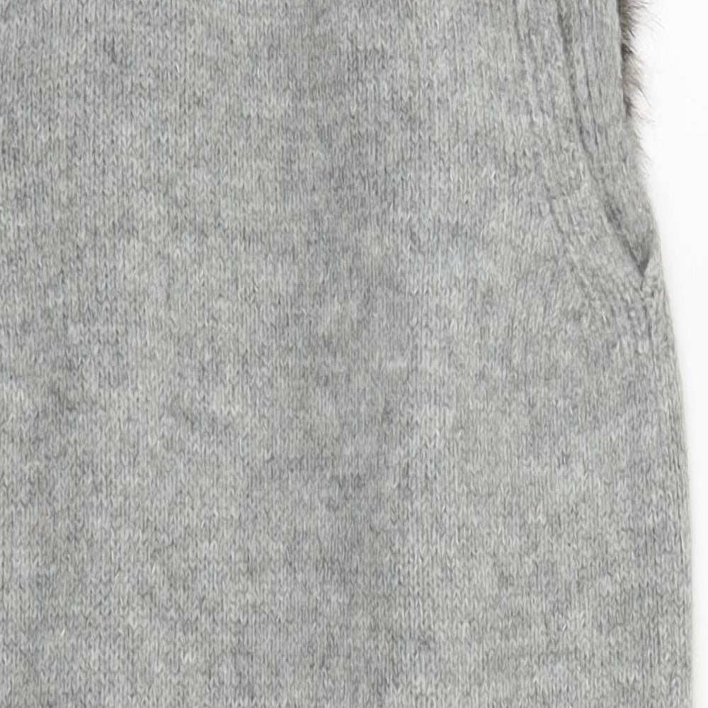 Atmosphere Womens Grey  Knit Cardigan Jumper Size 6