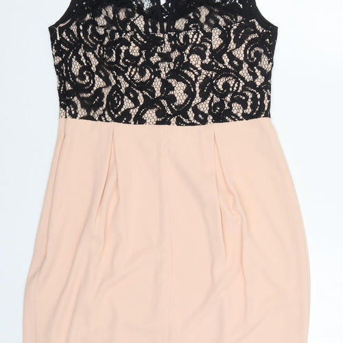 F&F Womens Beige  Lace A-Line  Size 10