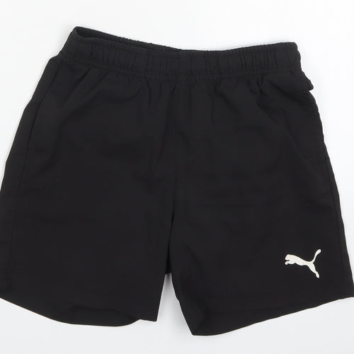 PUMA Boys Black   Sweat Shorts Size 11-12 Years