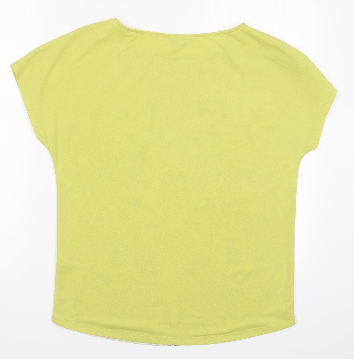 NEXT Womens Yellow Floral  Basic T-Shirt Size 8