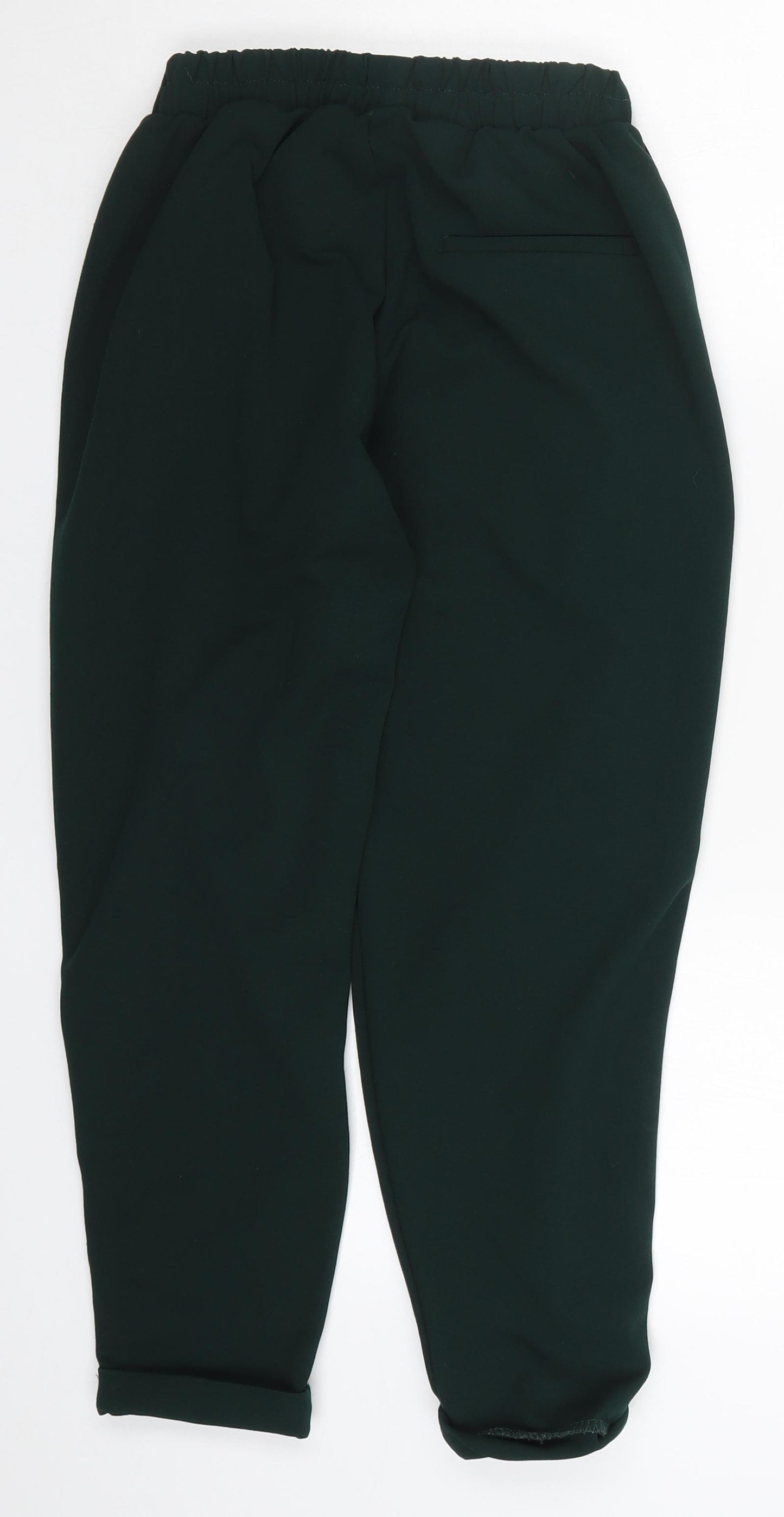 Bershka Womens Green Striped  Trousers  Size M L24 in