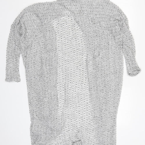 Light Before Dark Womens Grey  Rayon Cardigan Jumper Size S