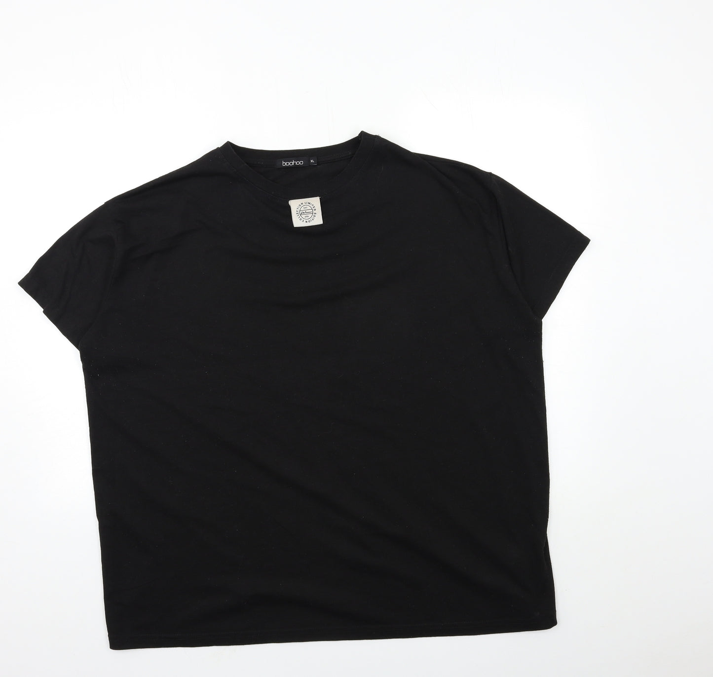Boohoo Mens Black    T-Shirt Size XL
