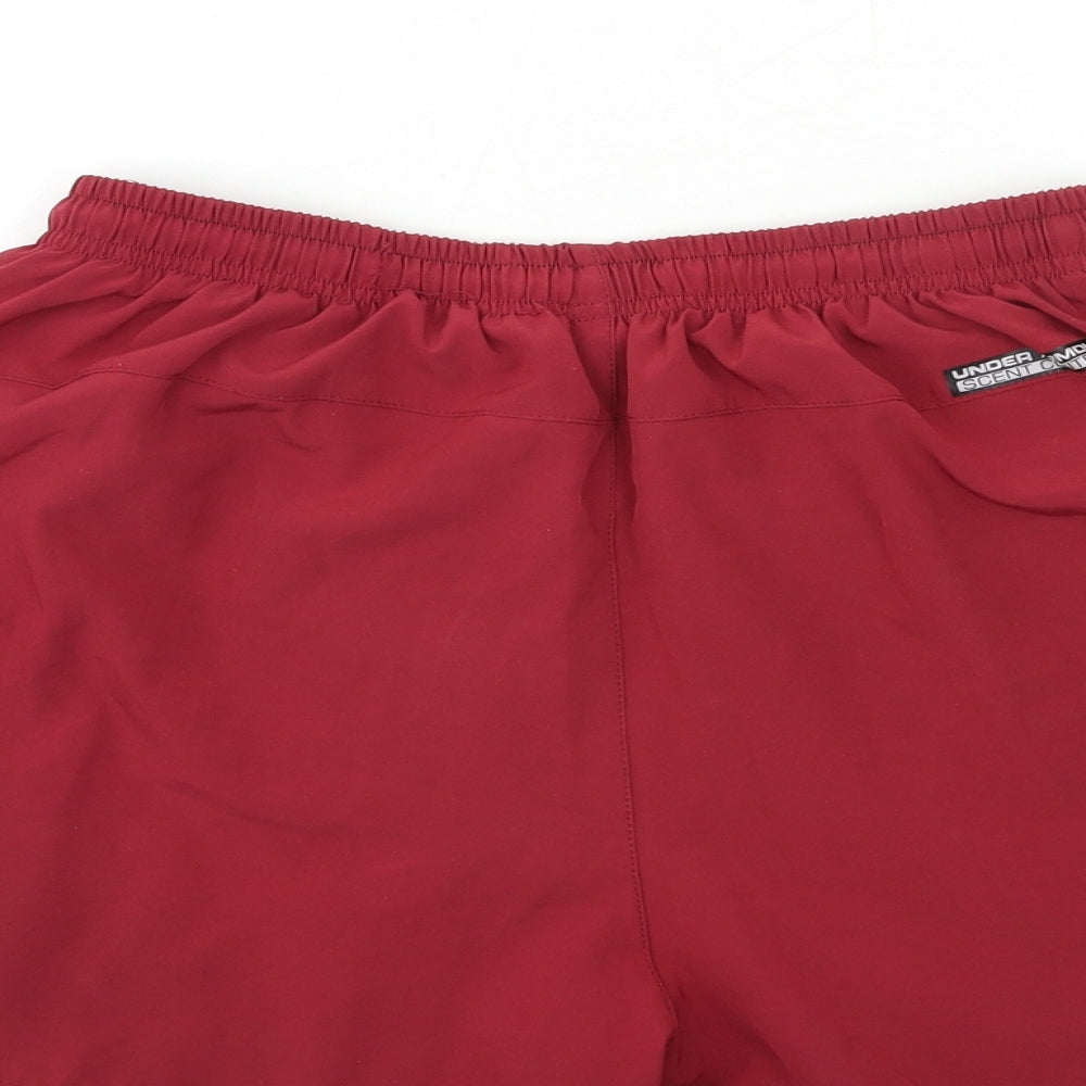 Under armour Mens Red   Sweat Shorts Size 28 in