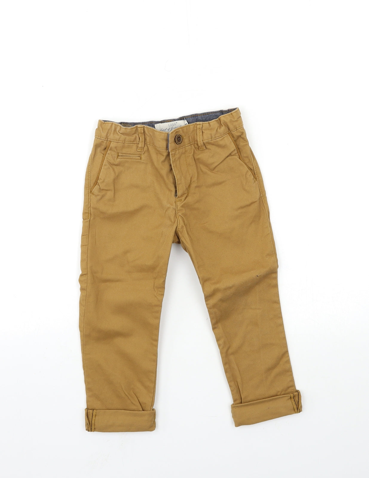 H&M Boys Brown   Chino Trousers Size 10 Years