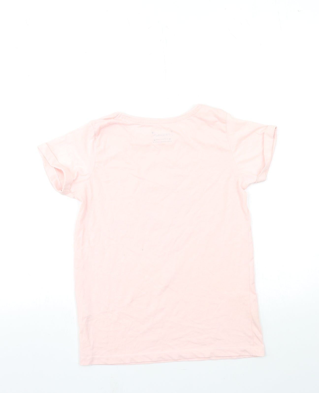 Primark Girls Pink   Basic T-Shirt Size 11-12 Years  - Unicorn