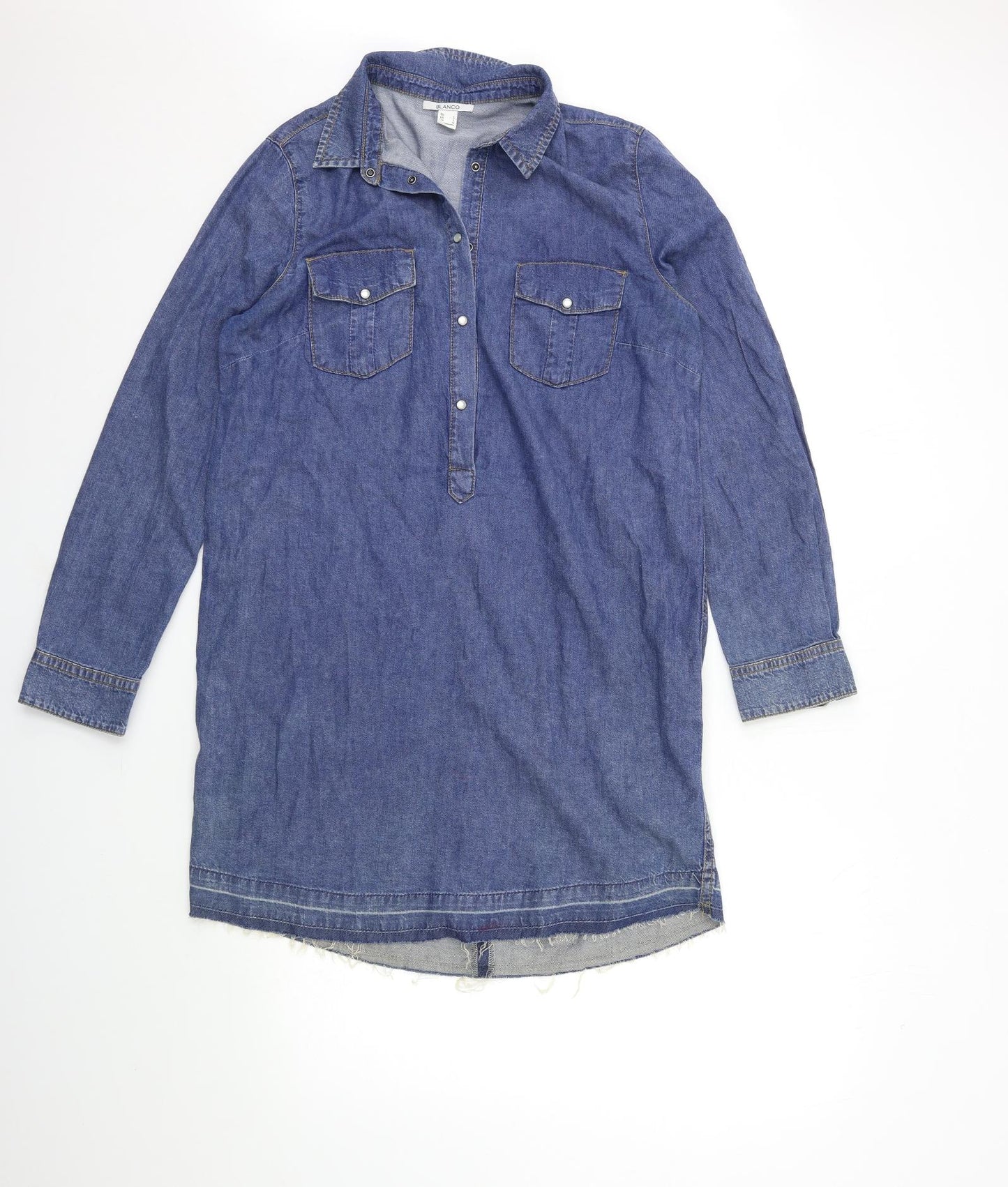 Blanco Womens Blue  Denim Shift  Size L