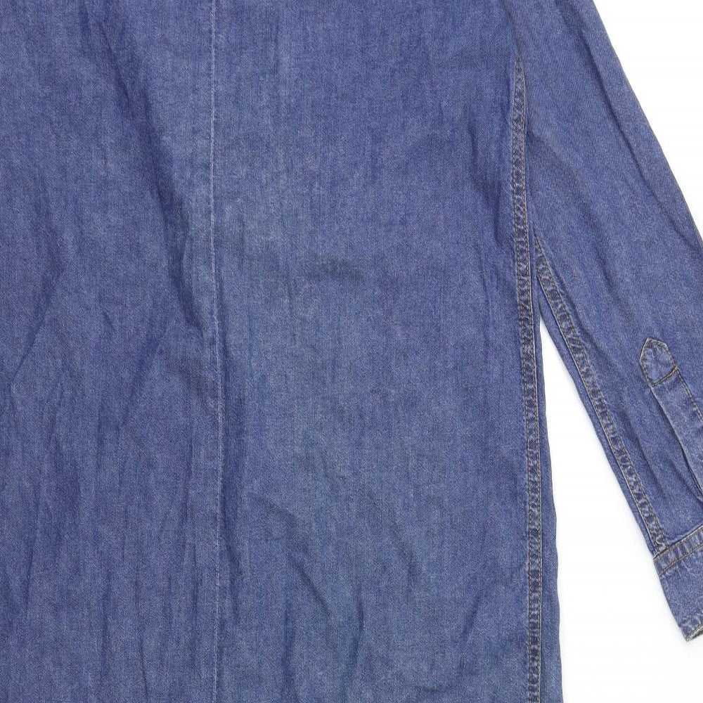 Blanco Womens Blue  Denim Shift  Size L