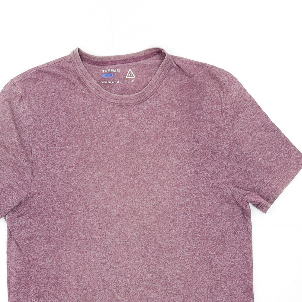 Topman Mens Purple    T-Shirt Size XS
