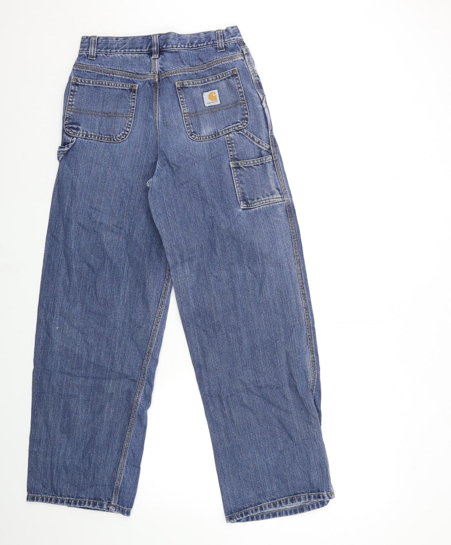 Carhartt Boys Blue  Denim Straight Jeans Size 16 Years