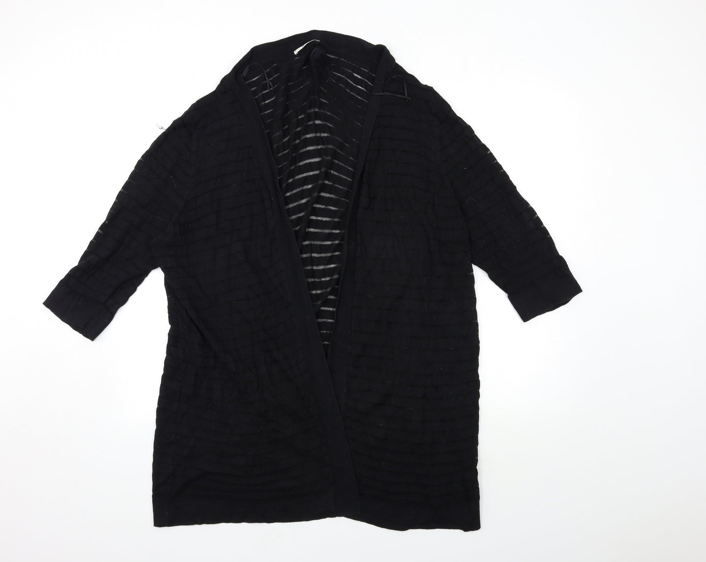 TU Womens Black  Knit Cardigan Jumper Size 20