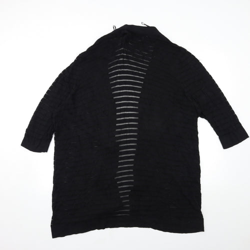 TU Womens Black  Knit Cardigan Jumper Size 20