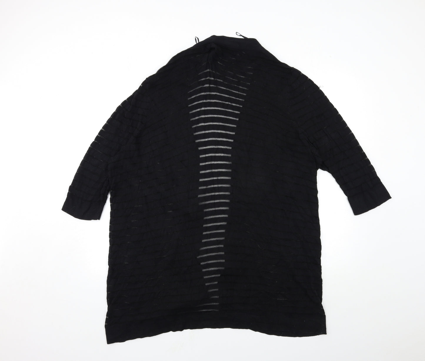 TU Womens Black  Knit Cardigan Jumper Size 20