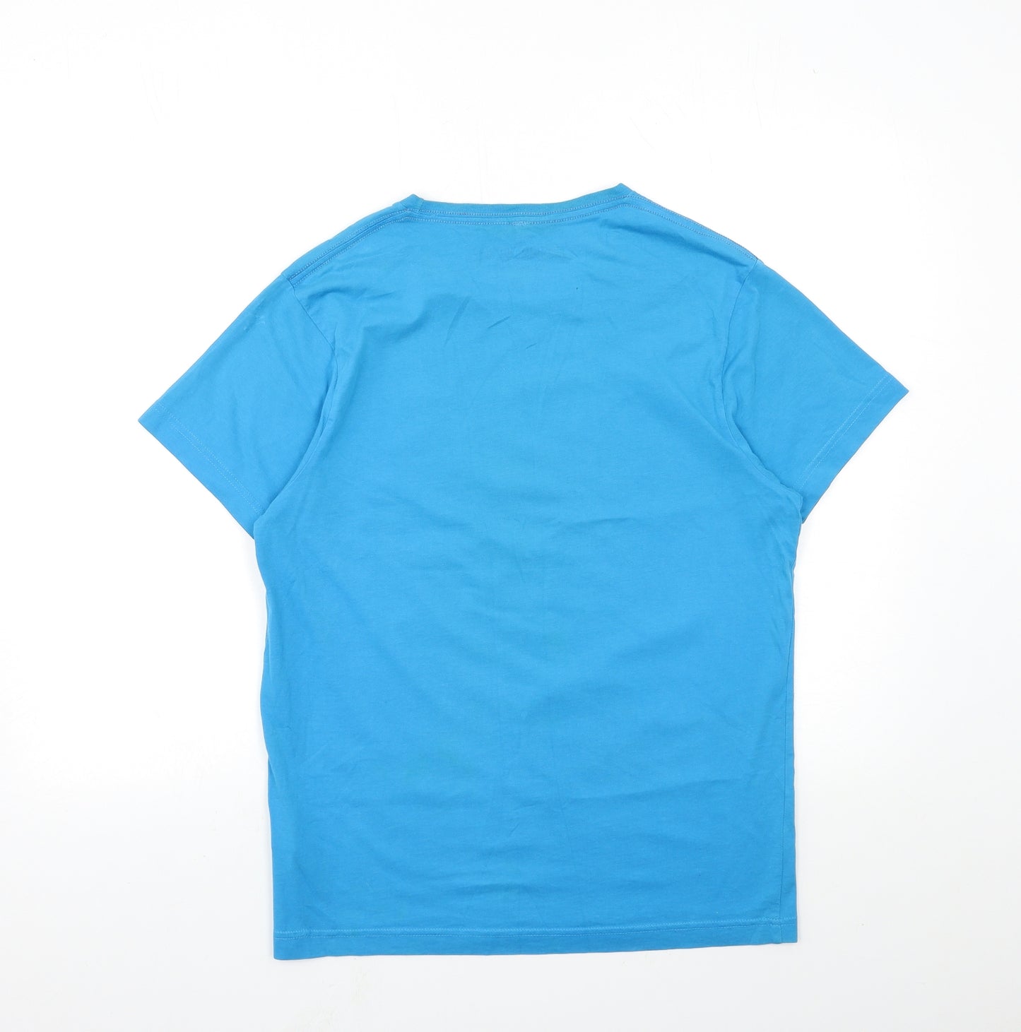 JACK & JONES Mens Blue    T-Shirt Size L