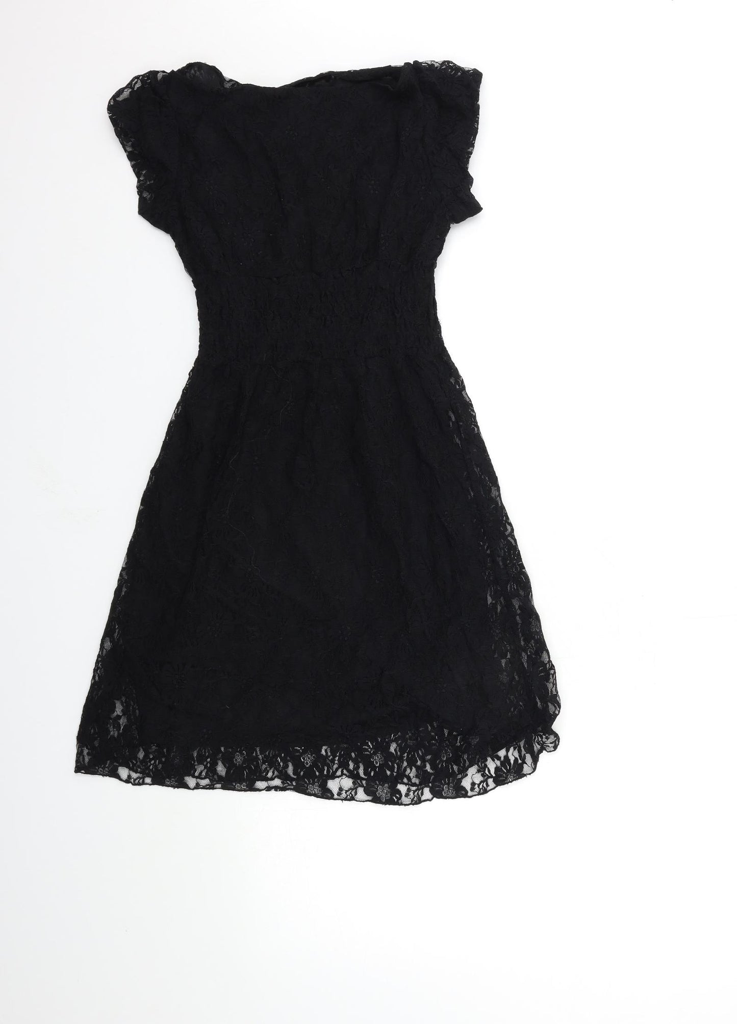 Rage Womens Black  Lace Fit & Flare  Size 10