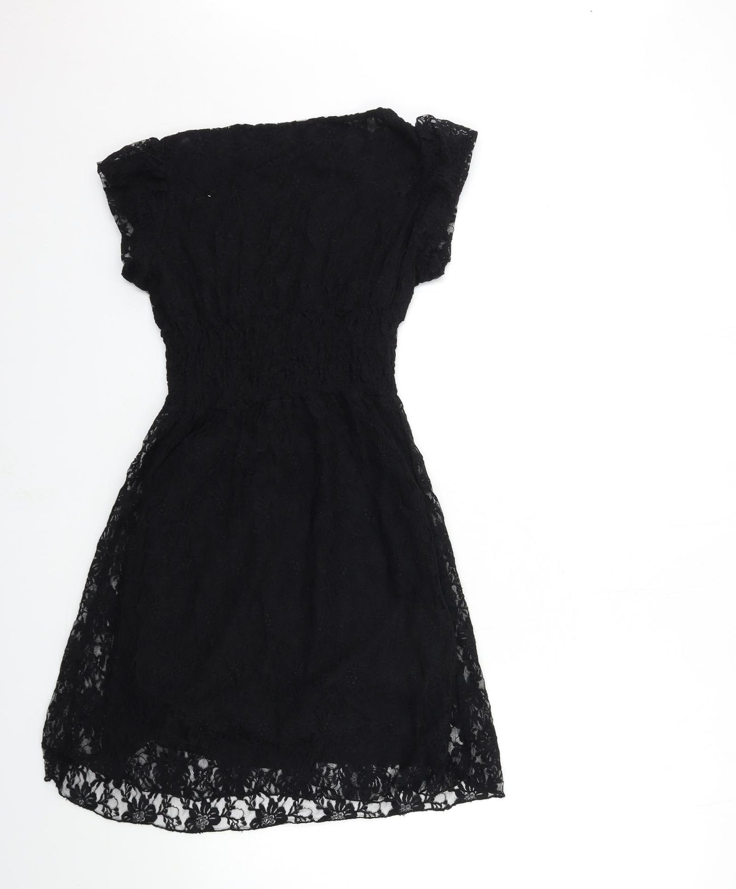 Rage Womens Black  Lace Fit & Flare  Size 10