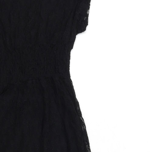 Rage Womens Black  Lace Fit & Flare  Size 10