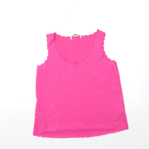 TU Womens Pink   Basic Tank Size 8