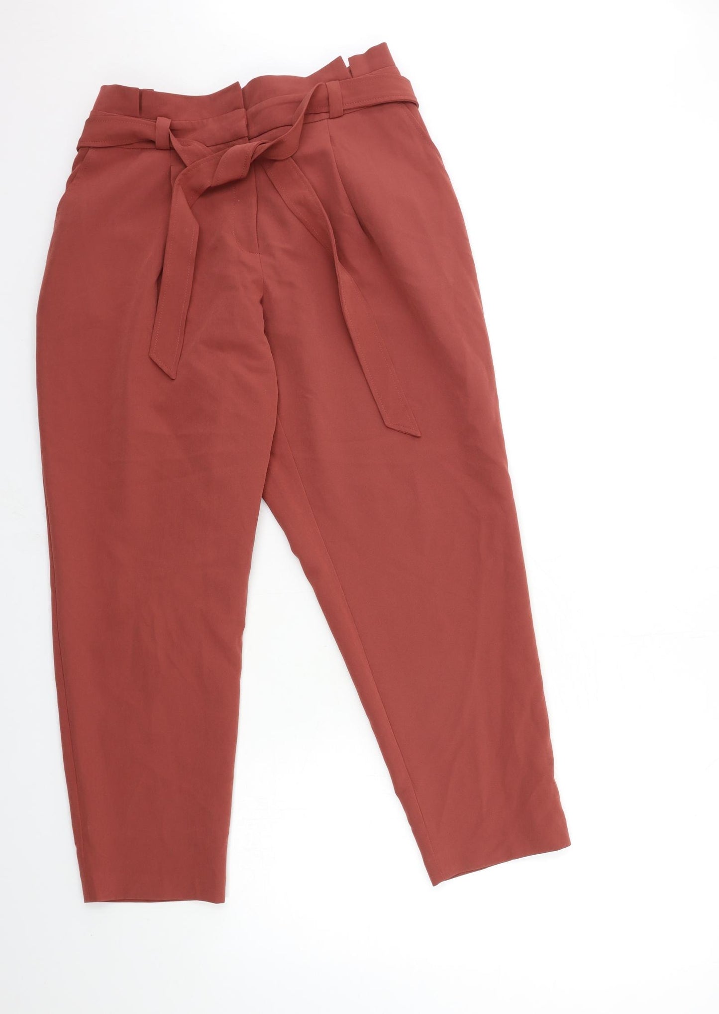 New Look Womens Red   Trousers  Size 12 L26 in