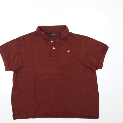 industrialize Mens Brown    Polo Size XL
