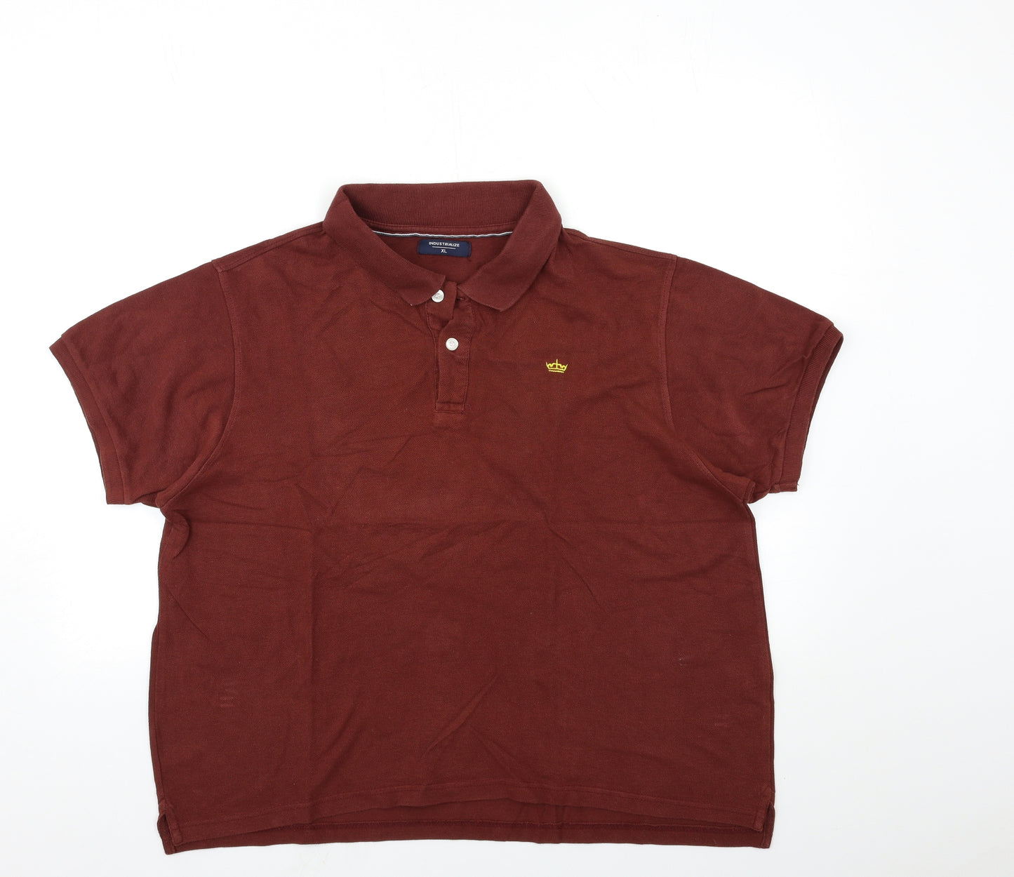 industrialize Mens Brown    Polo Size XL