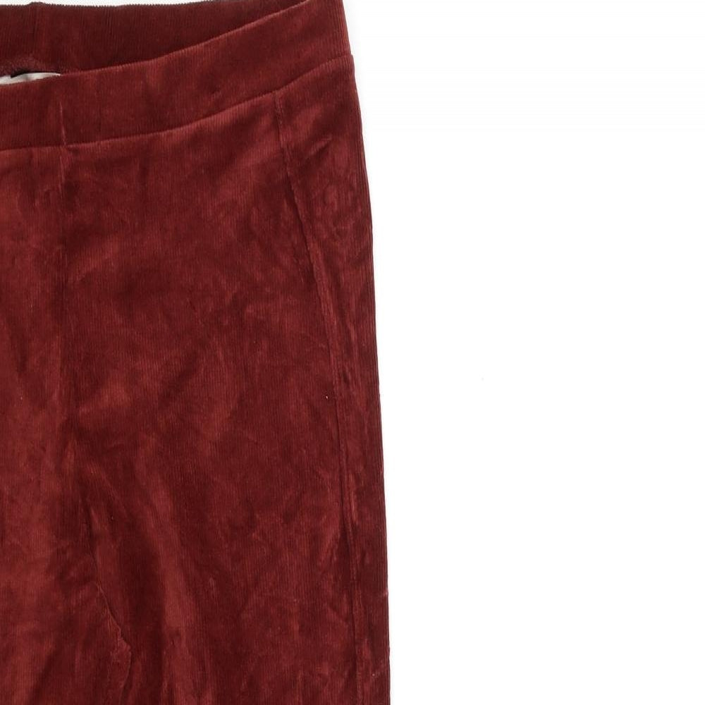 TU Womens Brown  Corduroy Trousers  Size 18 L27 in