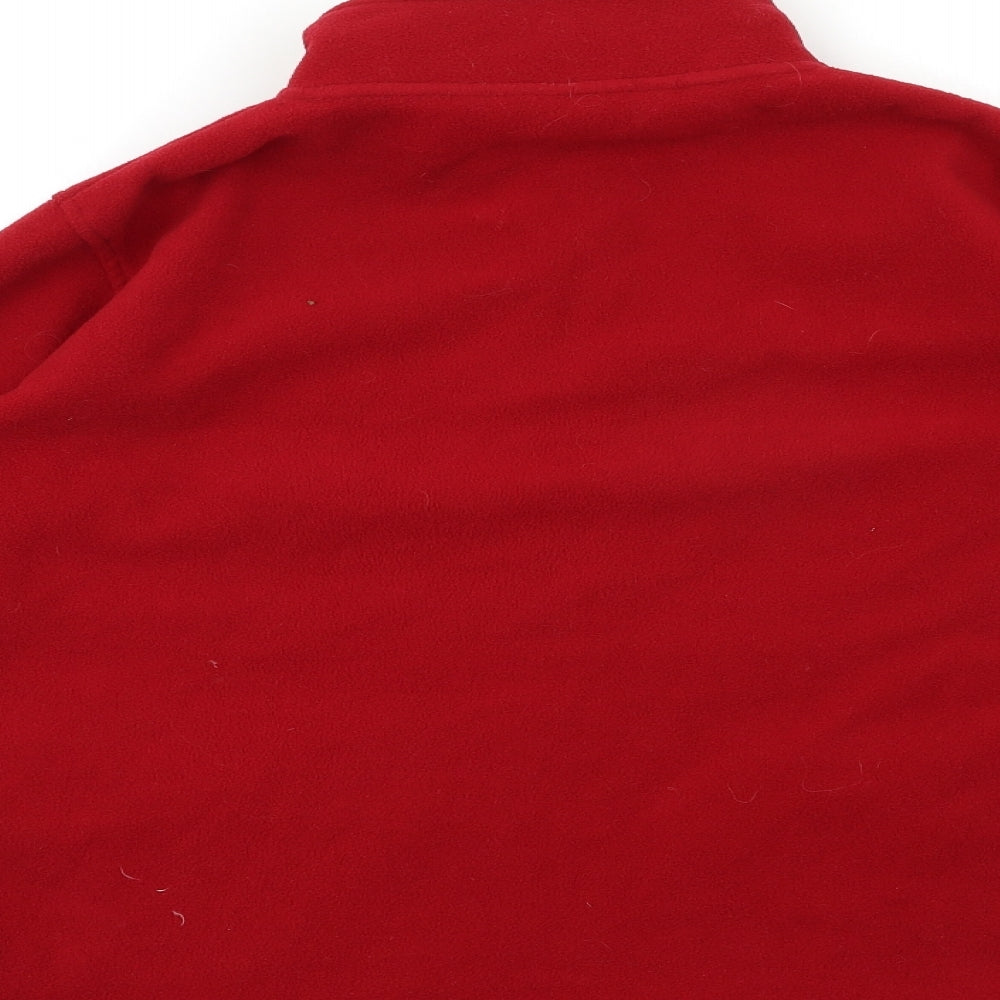 EWM Womens Red  Fleece Jacket  Size 18