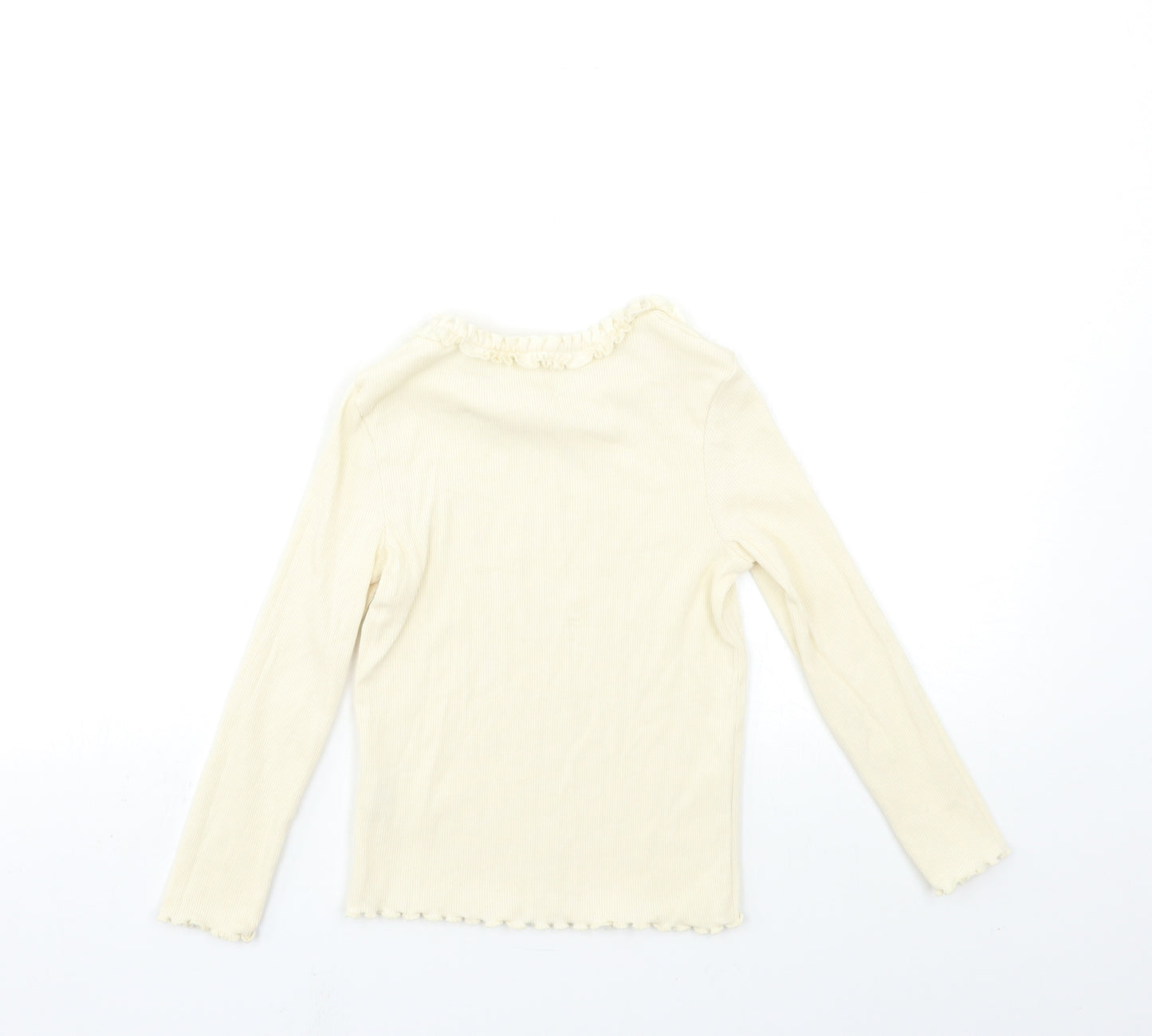 George Girls Beige   Basic T-Shirt Size 5-6 Years