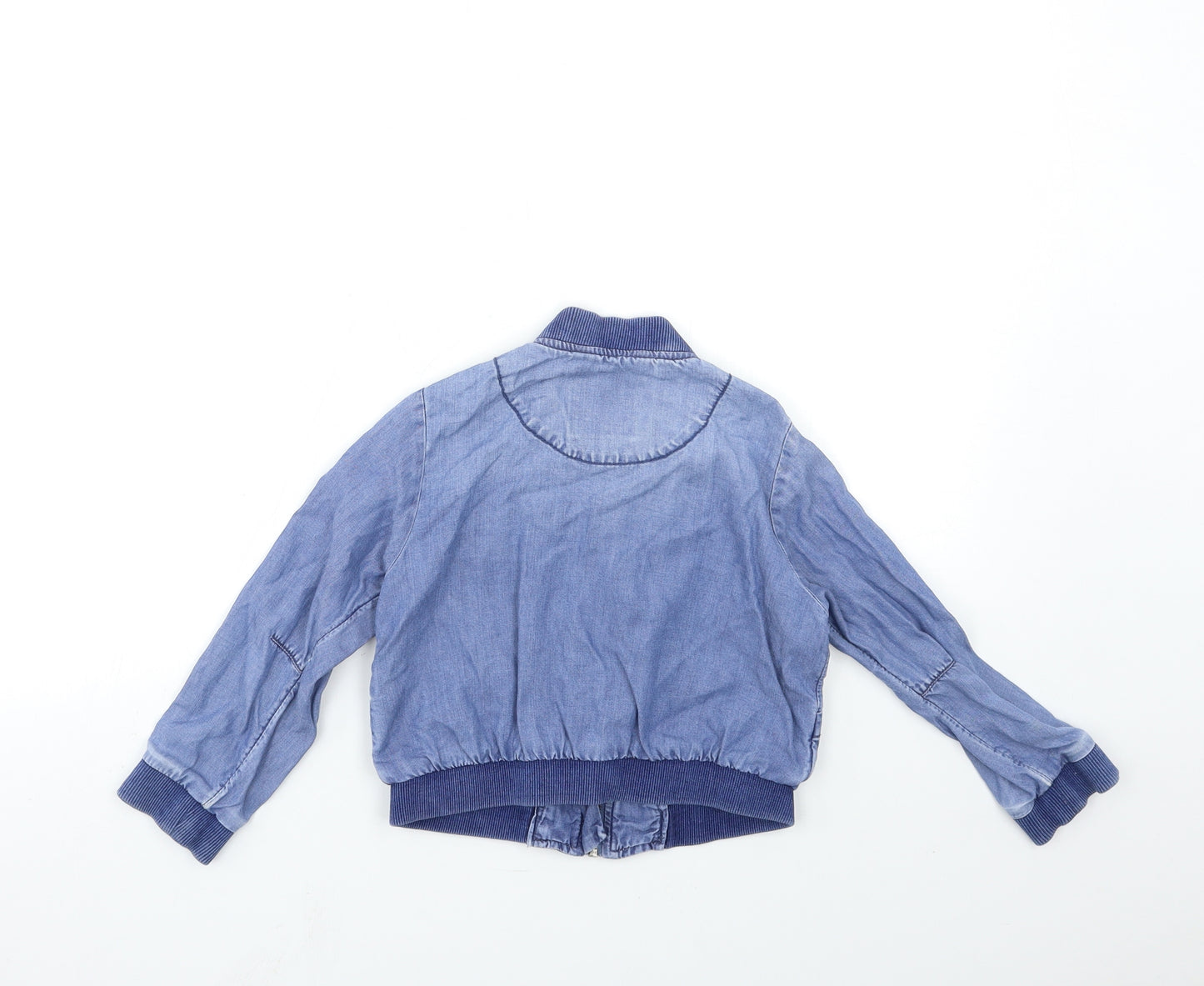 NEXT Girls Blue   Bomber Jacket Jacket Size 5 Years