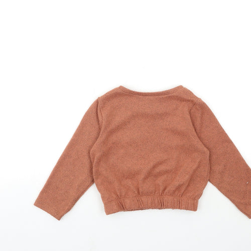 George Girls Brown   Pullover Sweatshirt Size 2-3 Years