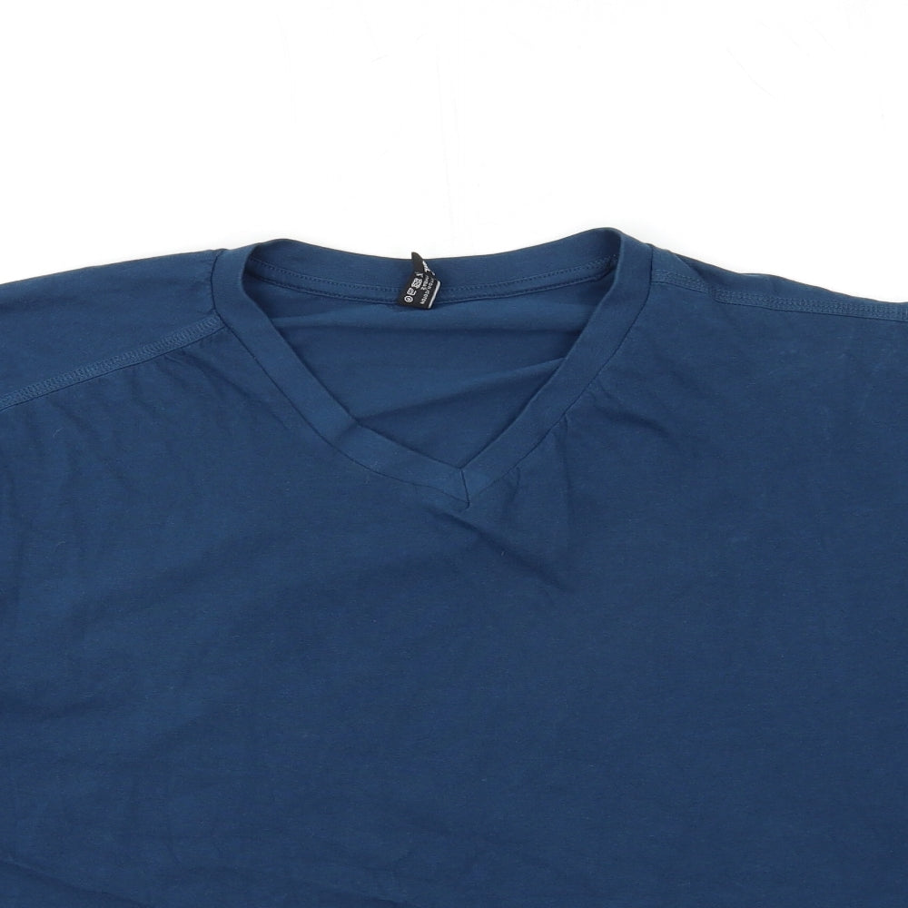 Donnay Mens Blue    T-Shirt Size 4XL