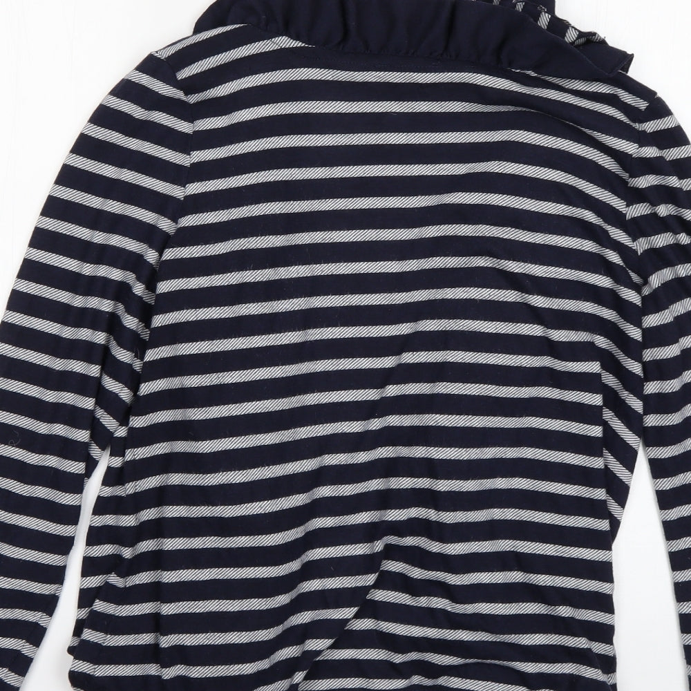 Preworn Womens Multicoloured Striped  Cardigan Jumper Size 14