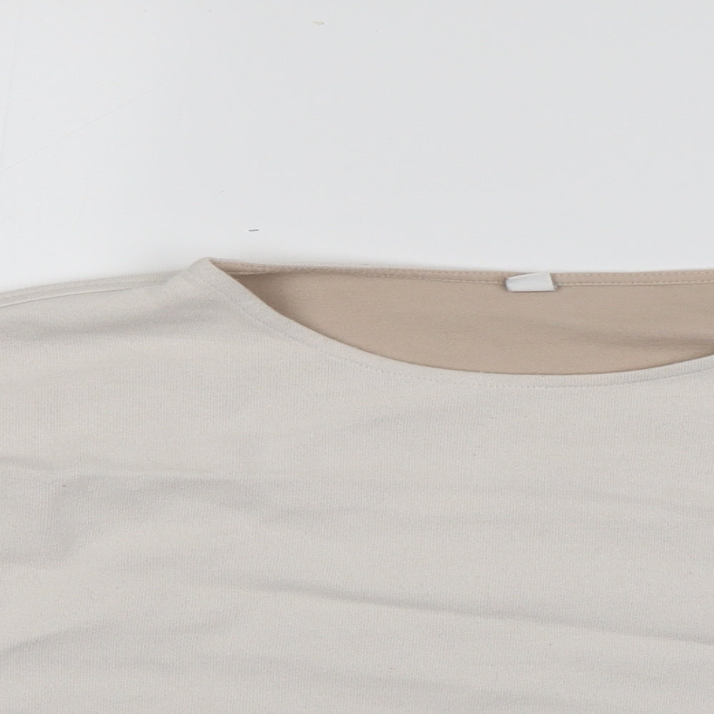 Preworn Womens White   Pullover Jumper Size S