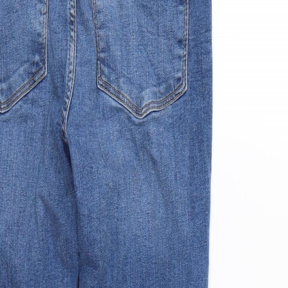 Denim & Co. Womens Blue   Skinny Jeans Size 10 L24 in
