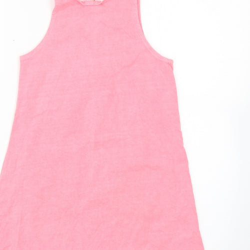 miro Girls Pink   Pinafore/Dungaree Dress  Size 4 Years