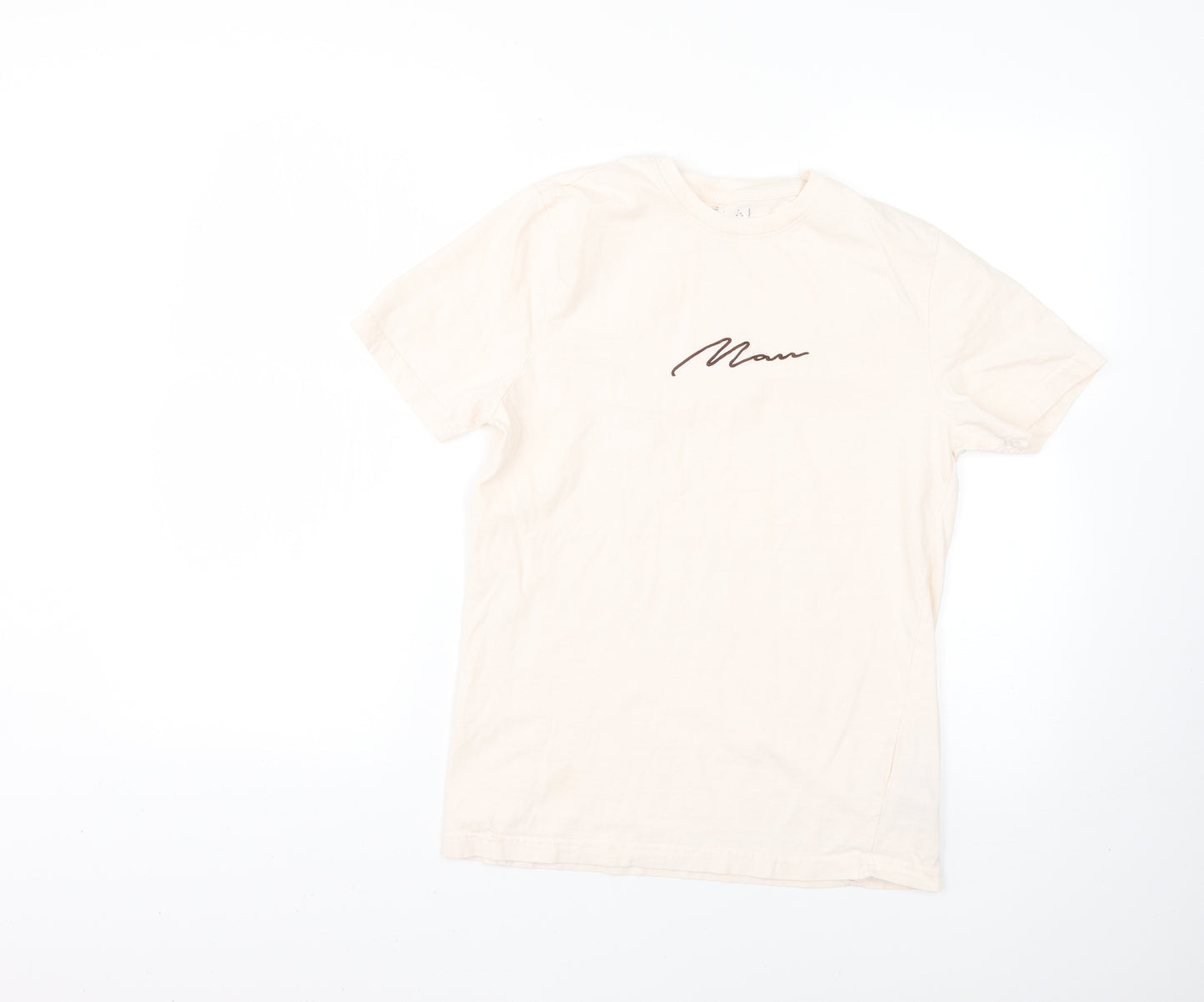 Boohoo Mens Pink    T-Shirt Size S