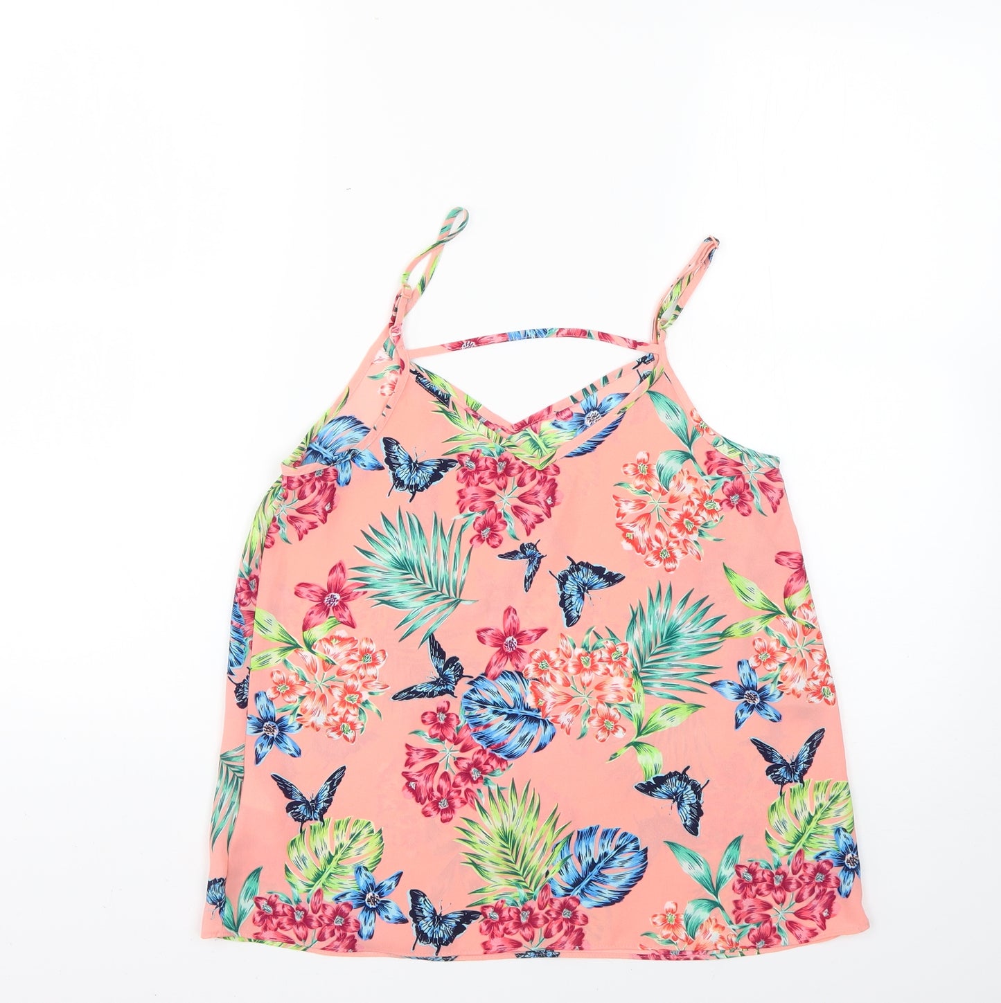 Primark Womens Multicoloured Floral  Basic Blouse Size 6