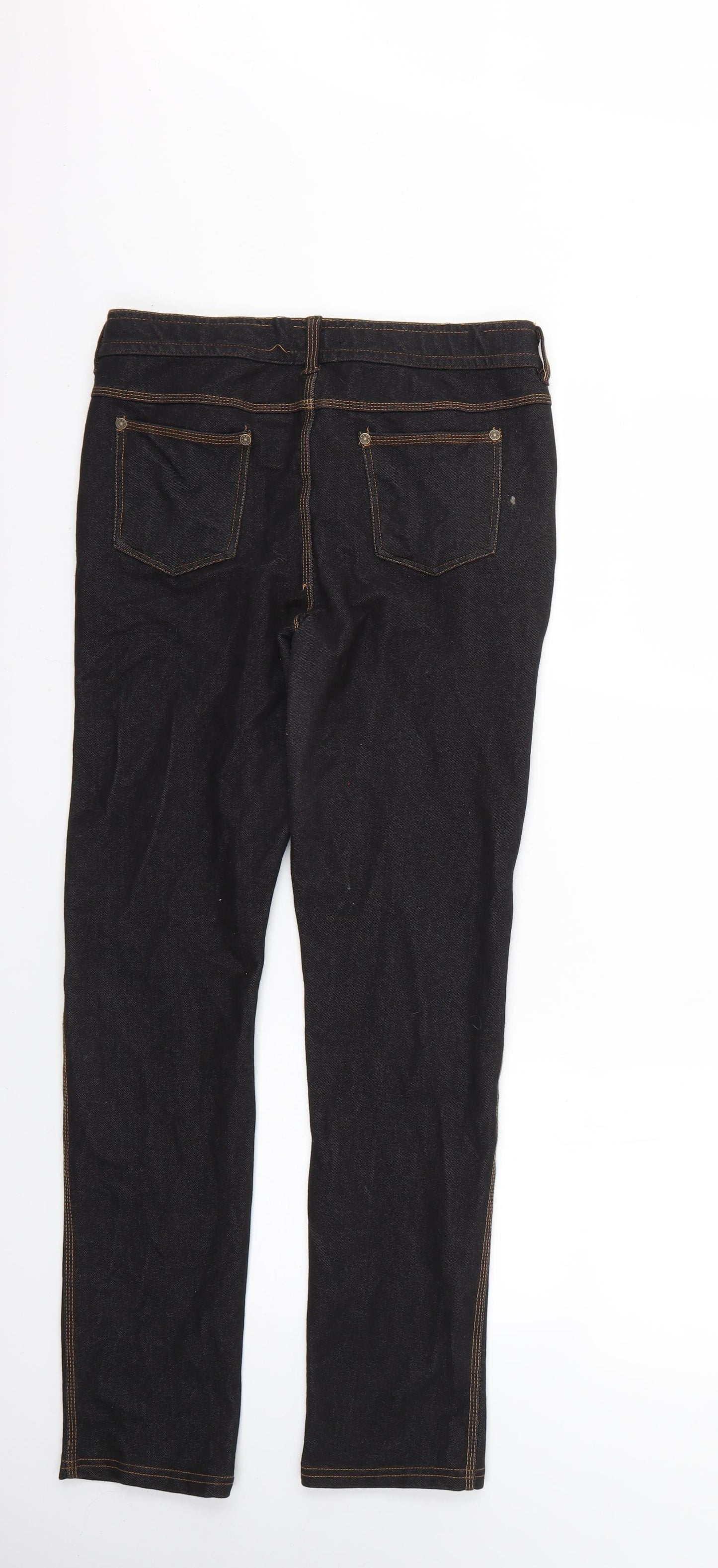 malaika Womens Black   Jegging Jeans Size 18 L28 in