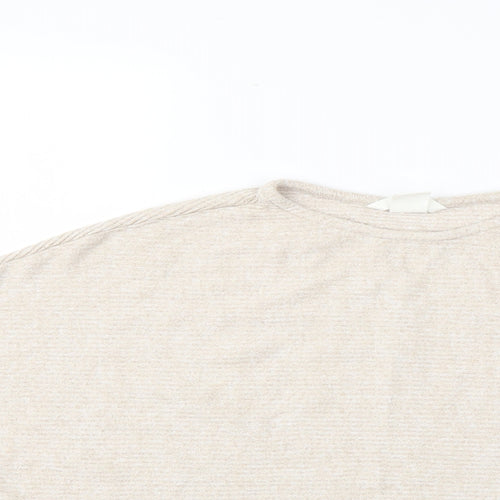 H&M Womens Beige   Pullover Jumper Size XS