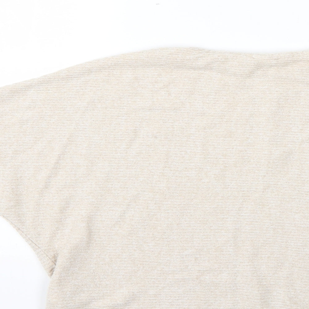 H&M Womens Beige   Pullover Jumper Size XS