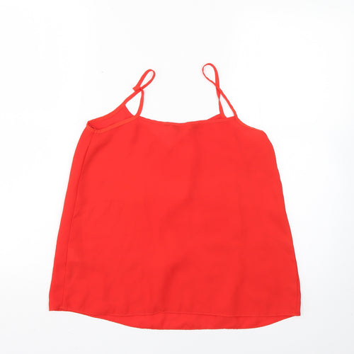New Look Womens Red   Basic Blouse Size 8